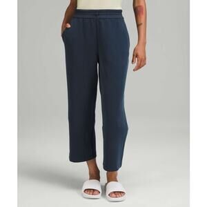 Lululemon Softstreme High-Rise Straight Leg Crop Pants True Navy Blue 16